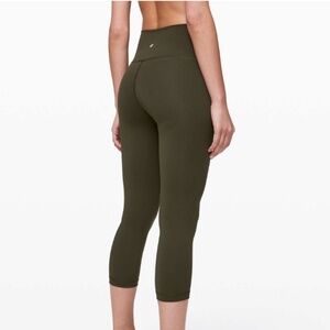 Lululemon Wunder Under Crop (Hi-Rise) *Full-On Luxtreme 21"